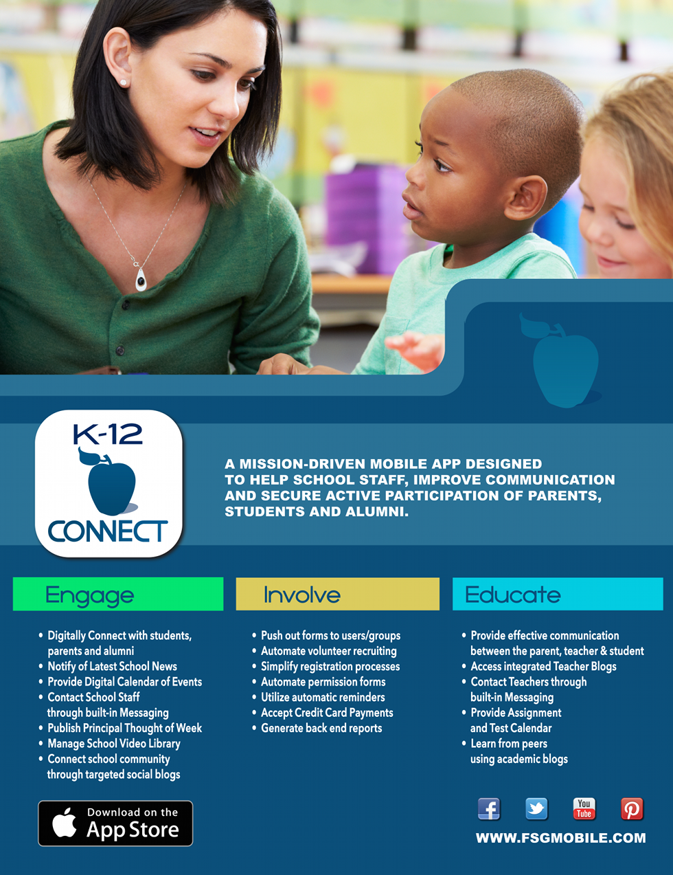 K-12 School Connect Flyer